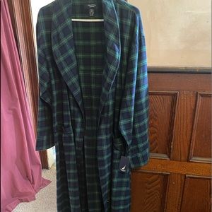 Nautica Mens Robe W/Self Tie Belt